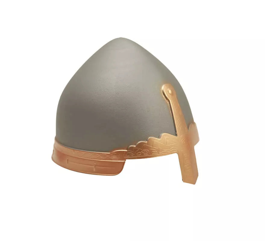 Translation missing: pt-PT.Casco Medieval Plateado