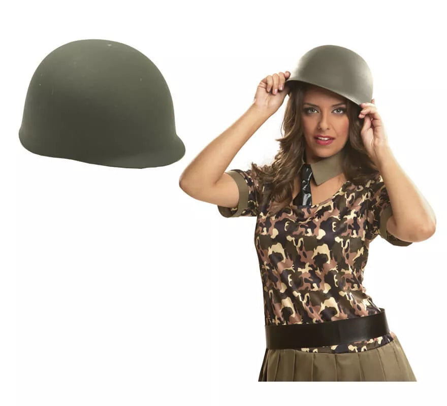 Translation missing: pt-PT.Casco Militar o del Ejército color Verde