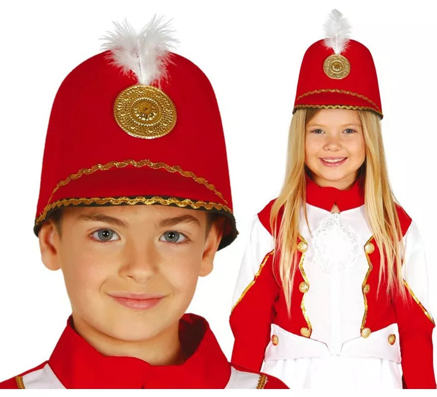 Translation missing: pt-PT.Casquete de Majorette rojo infantil