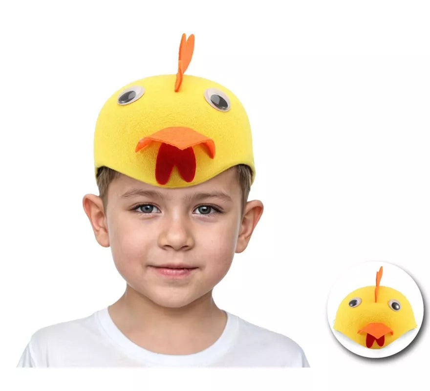 Translation missing: pt-PT.Casquete de Pollo amarillo infantil