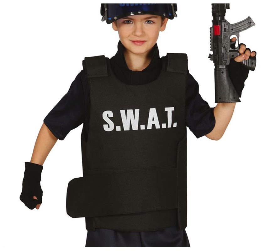 Chaleco antibalas de Policía SWAT infantil