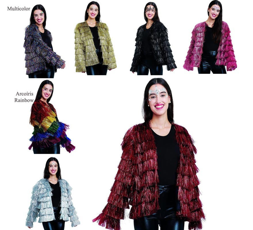 Translation missing: pt-PT.Chaqueta de Flecos en varios colores para mujer