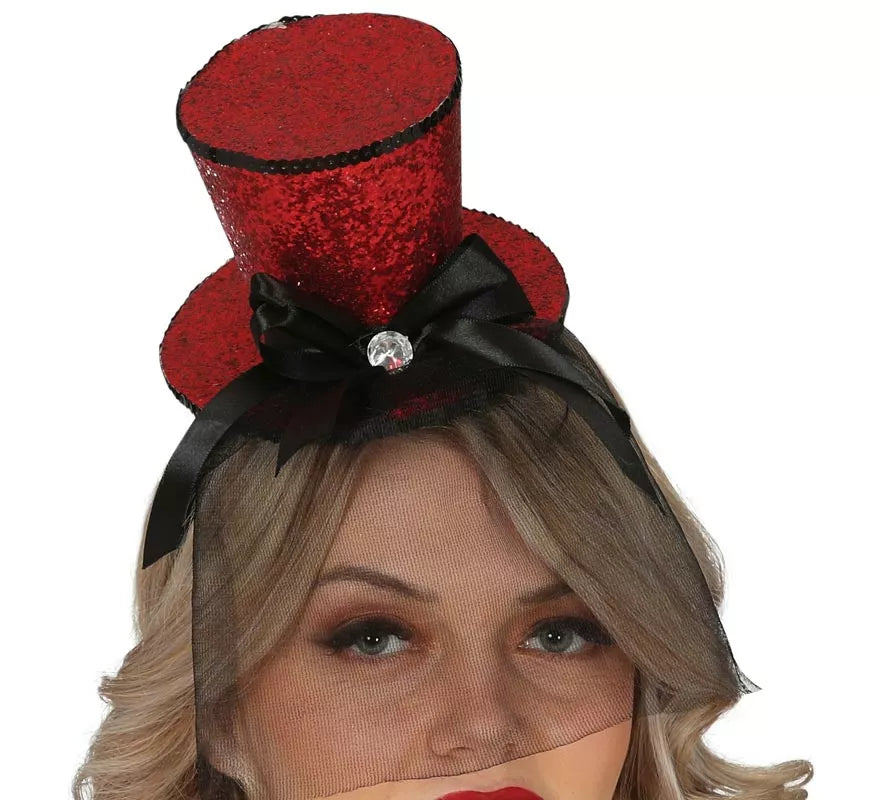 Translation missing: pt-PT.Chistera Mini Roja con Diadema
