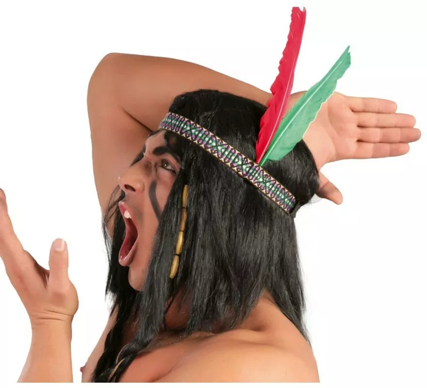 Translation missing: pt-PT.Cinta de Indio con plumas