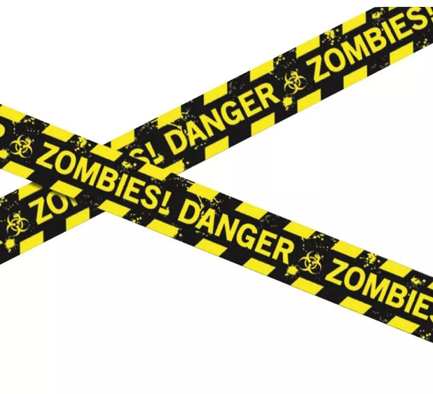 Translation missing: pt-PT.Cinta de policía de peligro Zombie de 600 cm