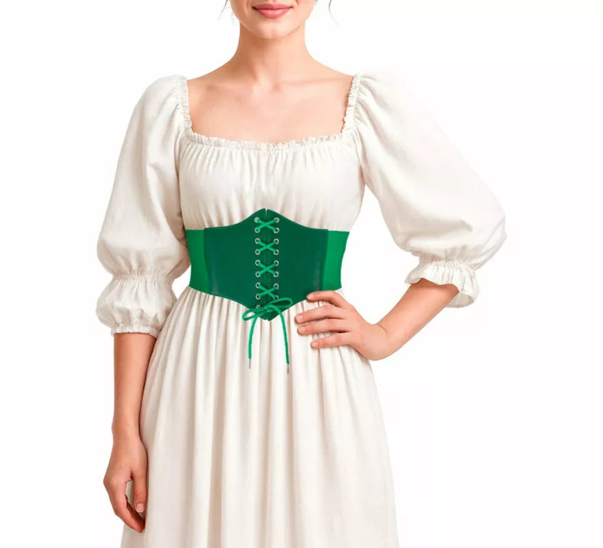 Translation missing: pt-PT.Cinturón de Corset verde para mujer