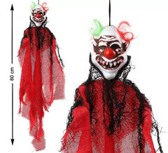Pingente de palhaço vermelho de 60cm