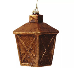 Pingente lanterna de ouro 12 cms