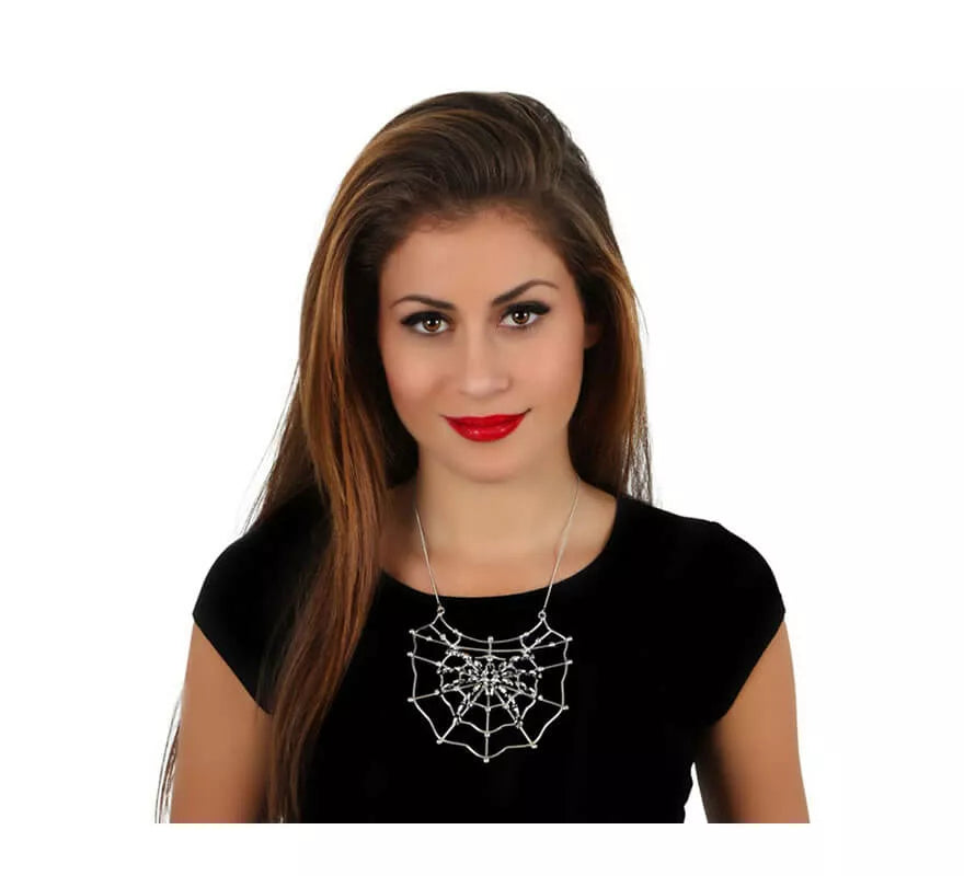 Translation missing: pt-PT.Colgante Telaraña con Araña fashion para Halloween