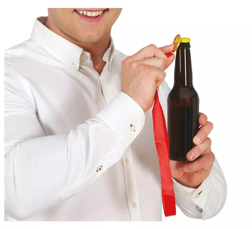 Translation missing: pt-PT.Collar Abre Botellas con cinta roja