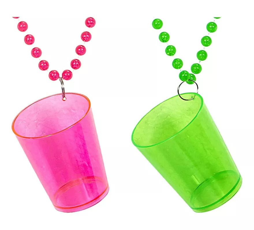 Translation missing: pt-PT.Collar con Vaso de Chupito Shot en varios colores neones