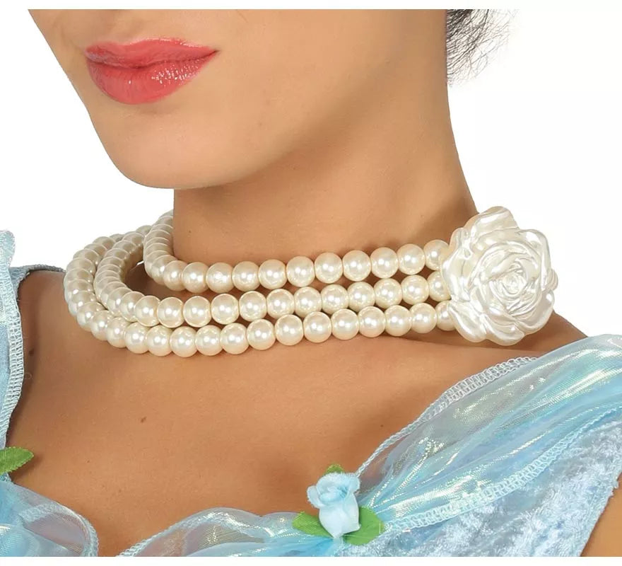 Translation missing: pt-PT.Collar de Perlas con Flor