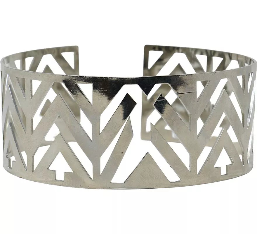 Translation missing: pt-PT.Collar Futurista plateado
