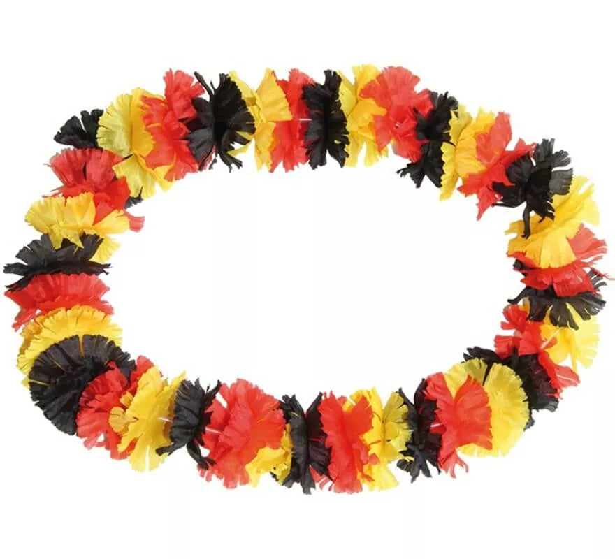 Translation missing: pt-PT.Collar Hawaiano colores de bandera de Alemania