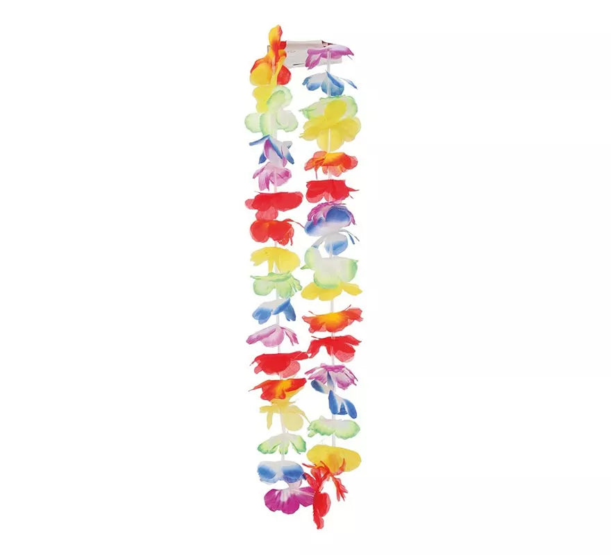 Translation missing: pt-PT.Collar Hawaiano de tela multicolor