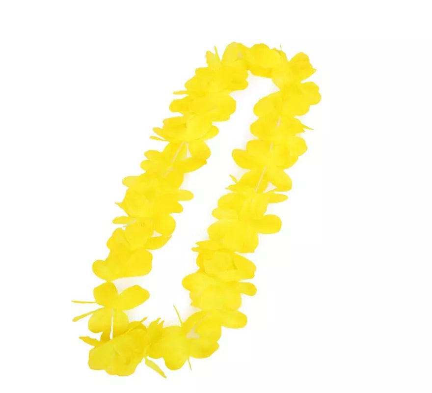 Translation missing: pt-PT.Collar Hawaii amarillo de 50 cm