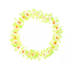Colar Havaí verde médio de 46 cm