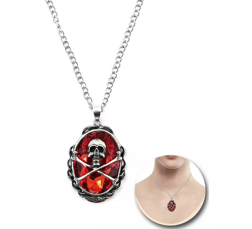 Translation missing: pt-PT.Collar Pirata Diamante rojo