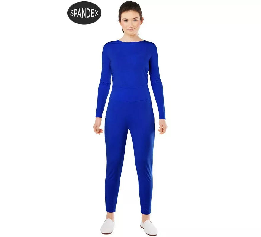 Translation missing: pt-PT.Conjunto Maillot Spandex en 2 piezas color Azul para mujer