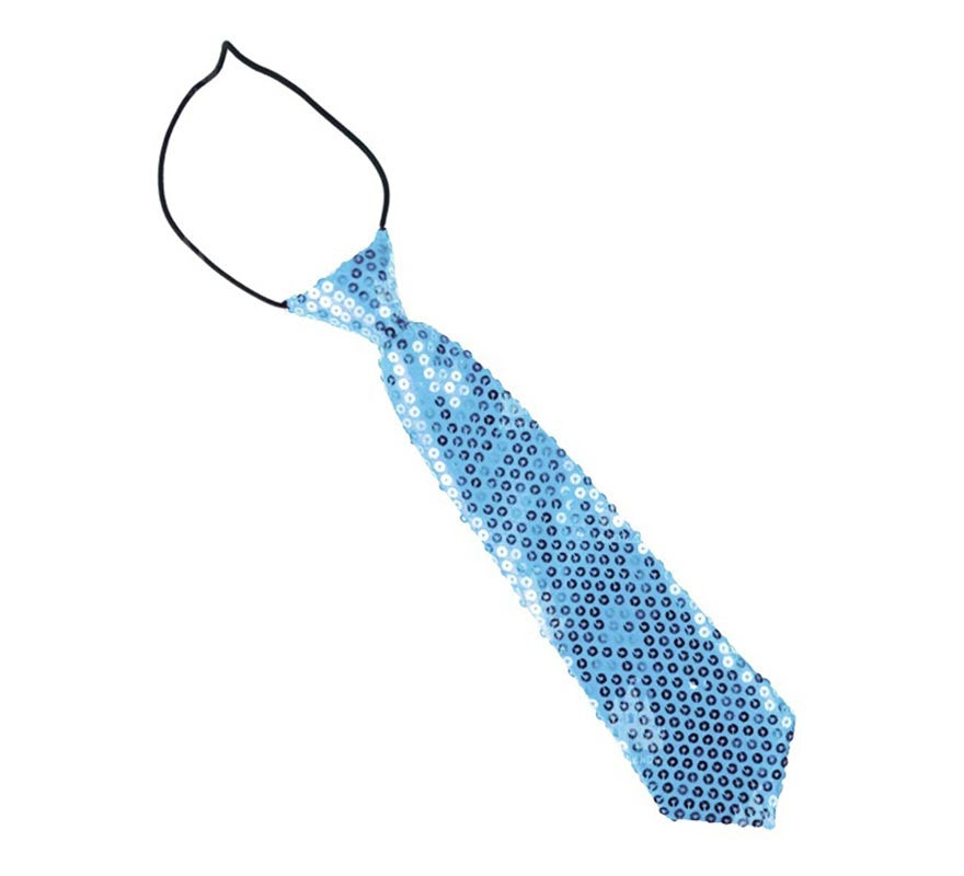 Translation missing: pt-PT.Corbata con lentejuelas infantil de 30 cm en varios colores