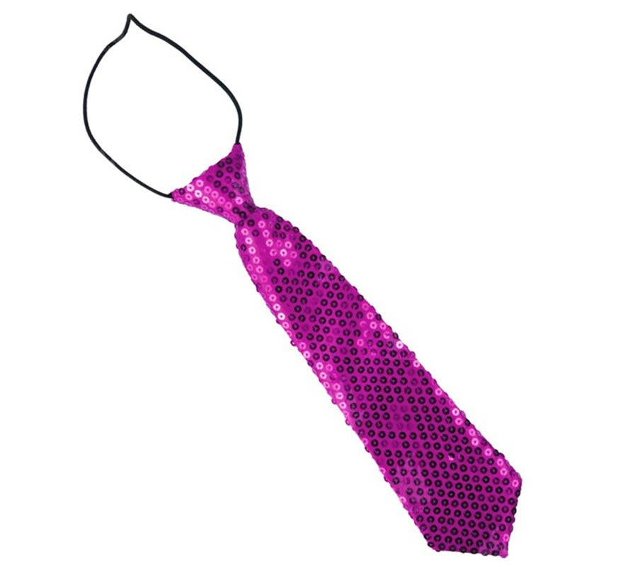 Translation missing: pt-PT.Corbata con lentejuelas infantil de 30 cm en varios colores