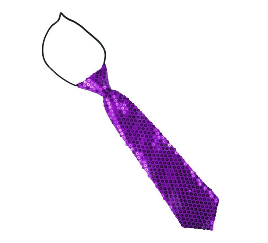 Translation missing: pt-PT.Corbata con lentejuelas infantil de 30 cm en varios colores