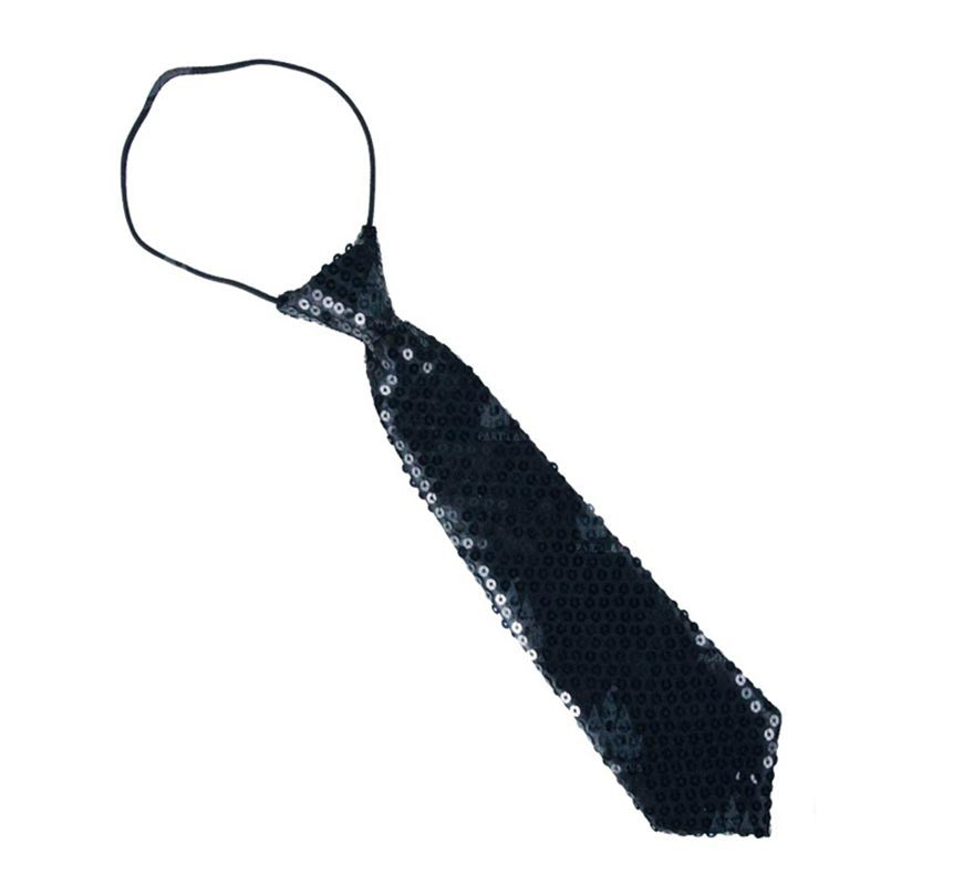 Translation missing: pt-PT.Corbata con lentejuelas infantil de 30 cm en varios colores