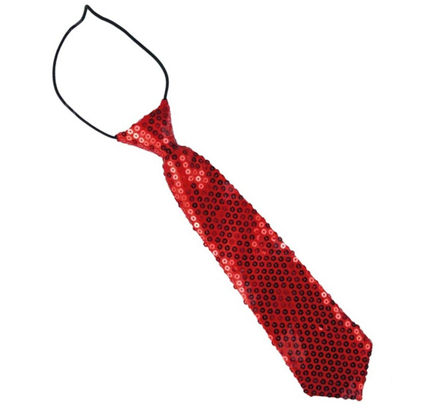 Translation missing: pt-PT.Corbata con lentejuelas infantil de 30 cm en varios colores