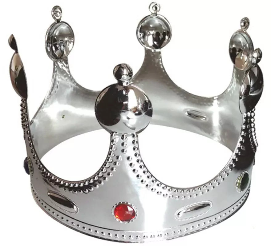 Translation missing: pt-PT.Corona de Rey Mago o Medieval Plateada