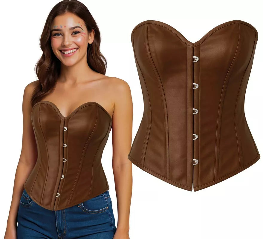 Translation missing: pt-PT.Corset marrón para mujer