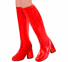 Capas de botas altas vermelhas