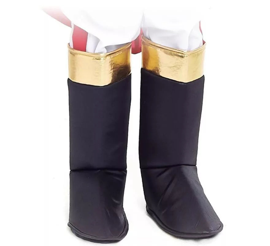 Translation missing: pt-PT.Cubrebotas negras con ribete dorado Infantil