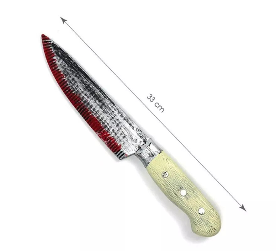 Translation missing: pt-PT.Cuchillo Manchado con sangre de 33 cm