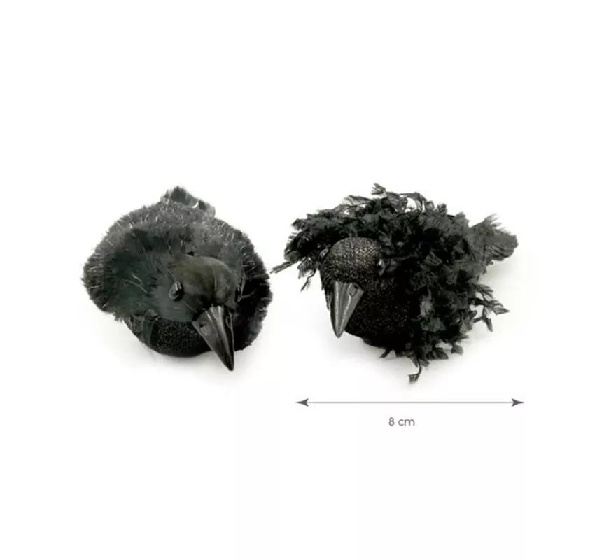Translation missing: pt-PT.Cuervos Decorativos de 8 cm