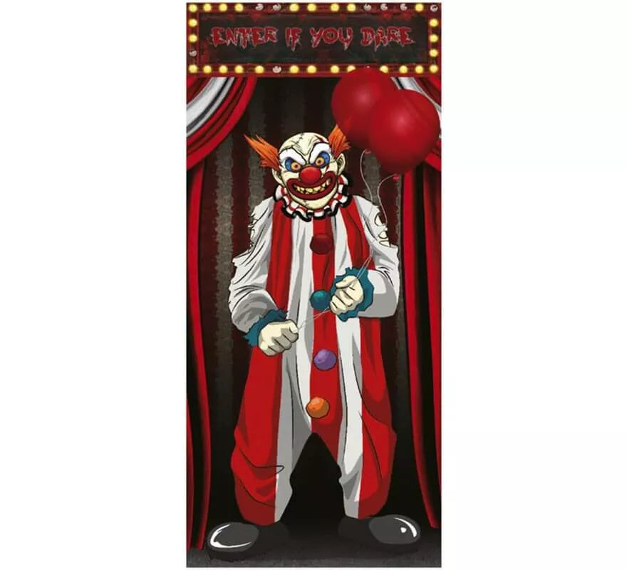 Translation missing: pt-PT.Decoración para Puerta Circo Siniestro de 75x150 cm