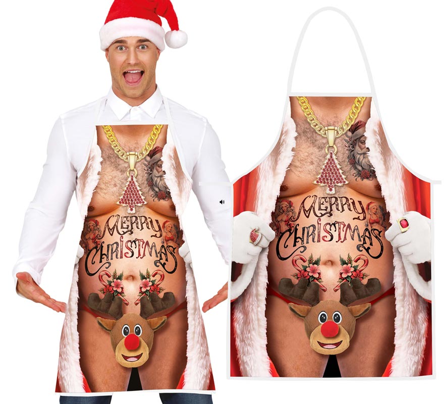 Translation missing: pt-PT.Delantal con Reno para Navidad