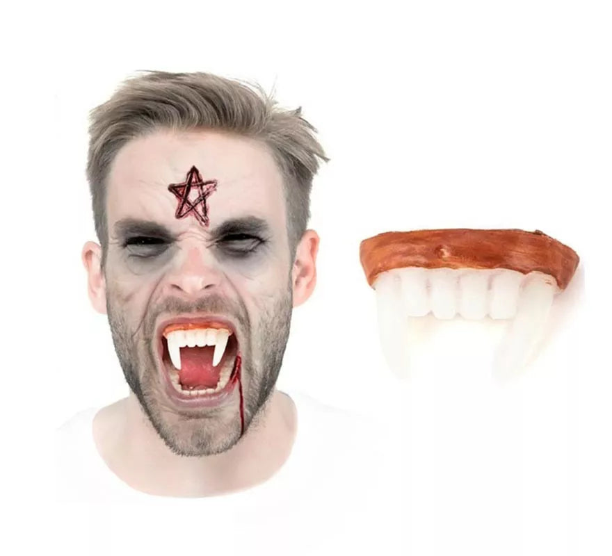 Translation missing: pt-PT.Dentadura Vampiro FX con colmillos largos