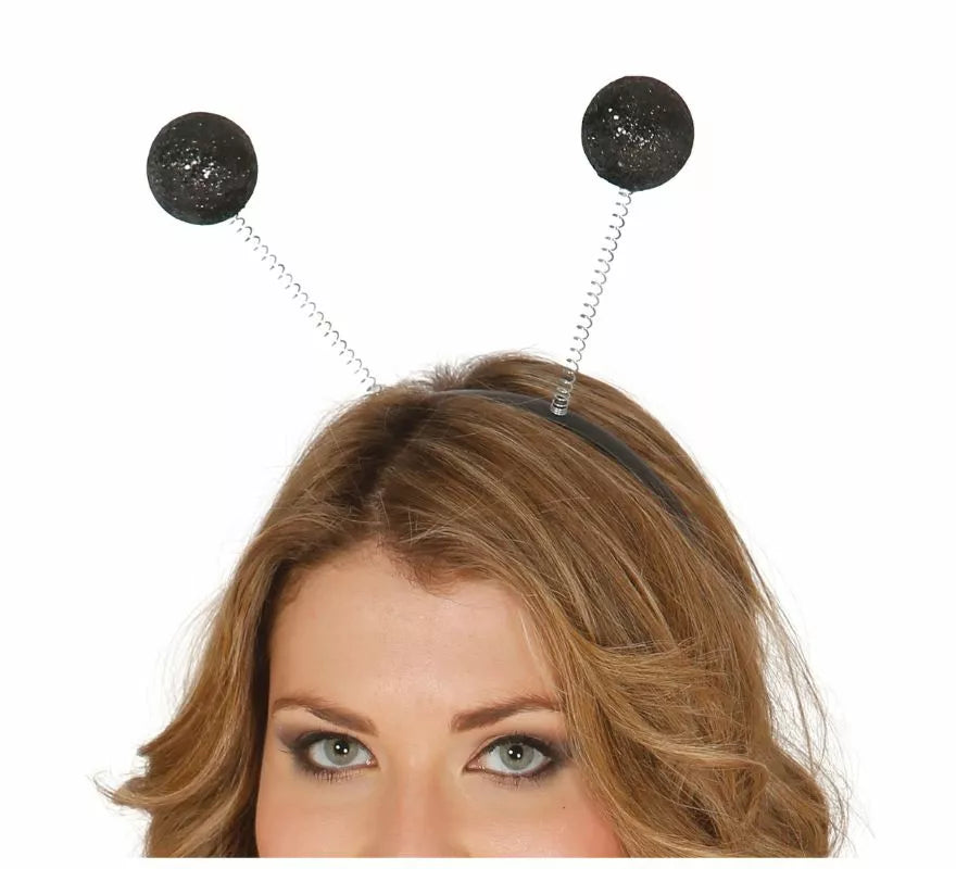 Translation missing: pt-PT.Diadema con antenas y bolas escarcha en varios colores