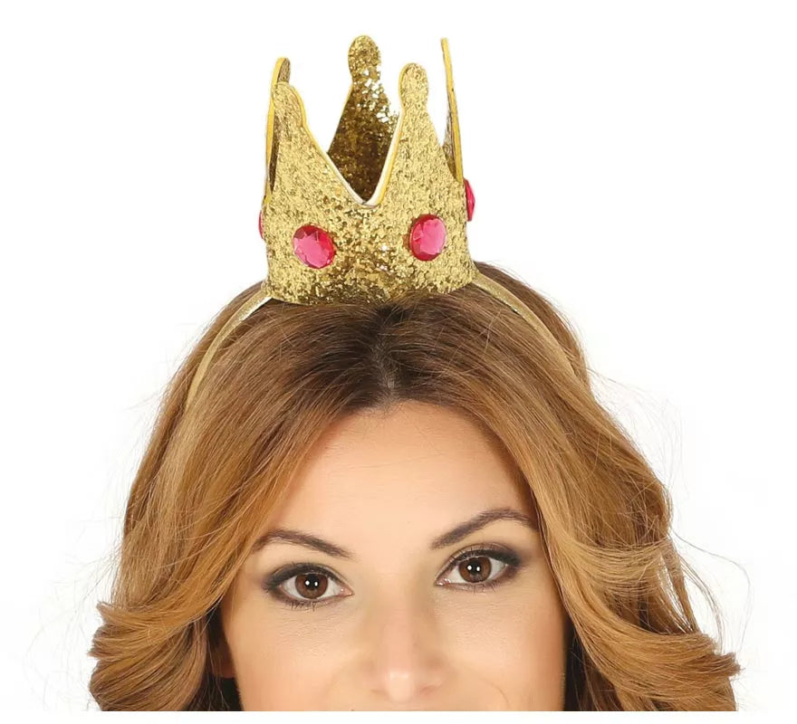Translation missing: pt-PT.Diadema con Corona Dorada