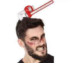 Diadema com chave vermelha 28 cm