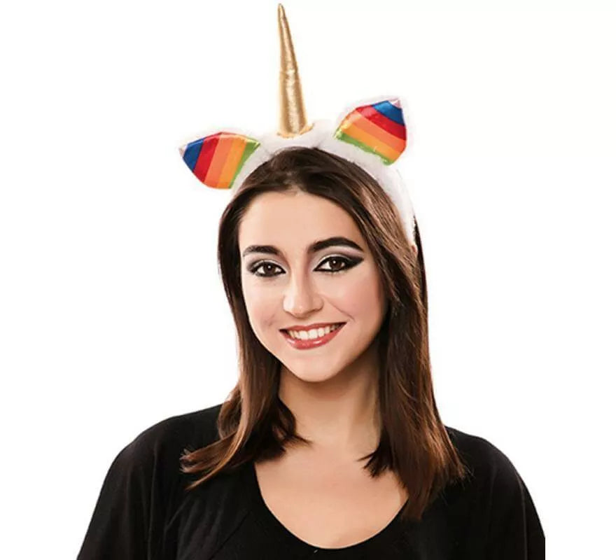 Translation missing: pt-PT.Diadema con Orejas y Cuerno de Unicornio