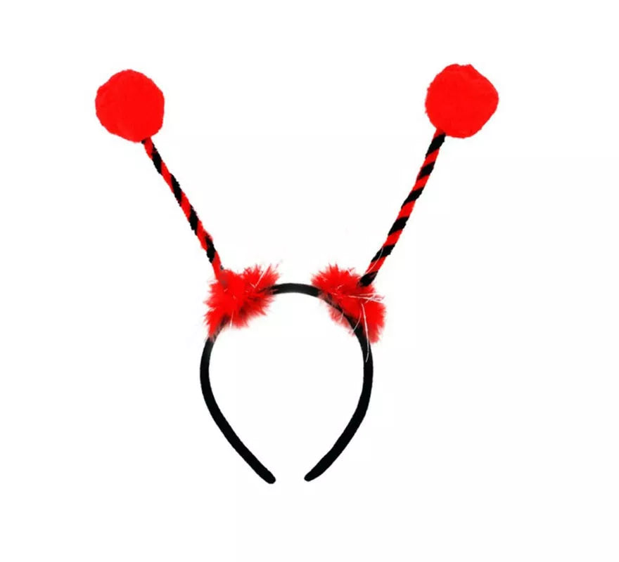 Translation missing: pt-PT.Diadema de Antenas de Mariquita rojo