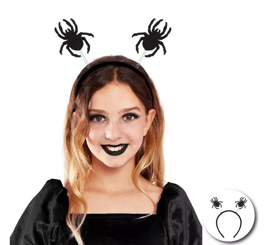 Translation missing: pt-PT.Diadema de Araña negras infantil