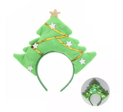 Tiara de Árvore de Natal com Luz