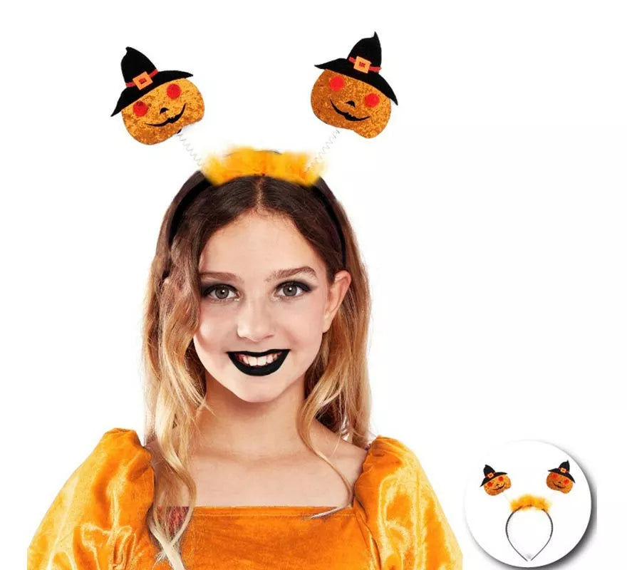 Translation missing: pt-PT.Diadema de Calabazas con sombrero infantil