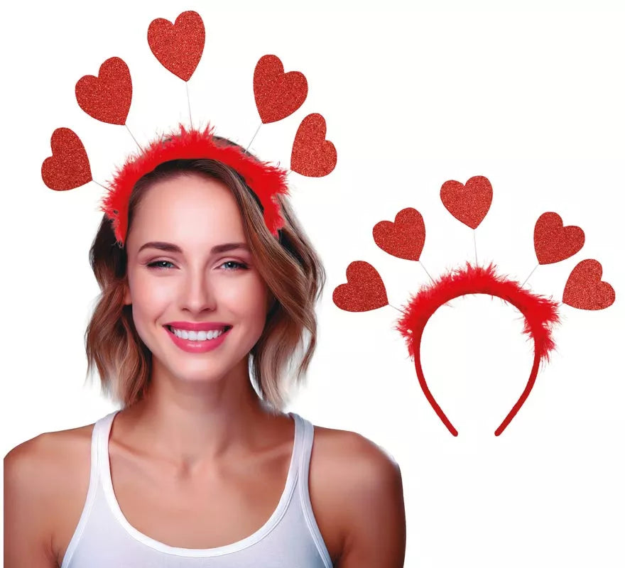 Translation missing: pt-PT.Diadema de Corazones rojos