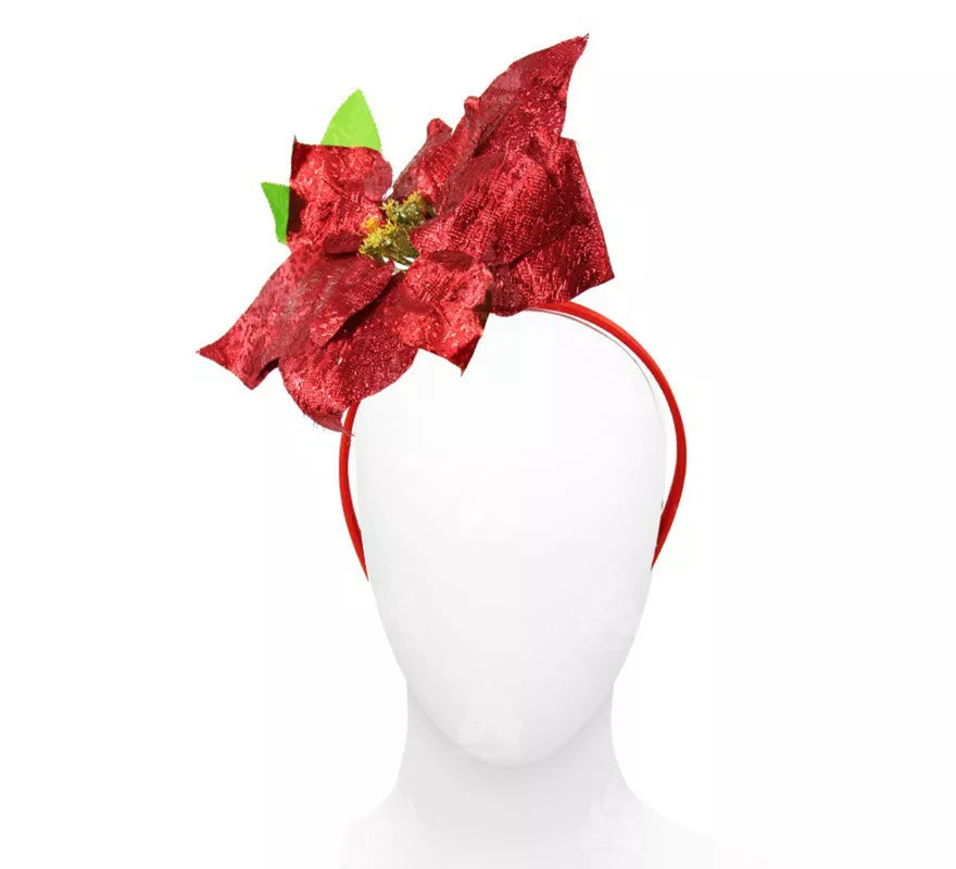 Translation missing: pt-PT.Diadema de Flor Navidad Grande
