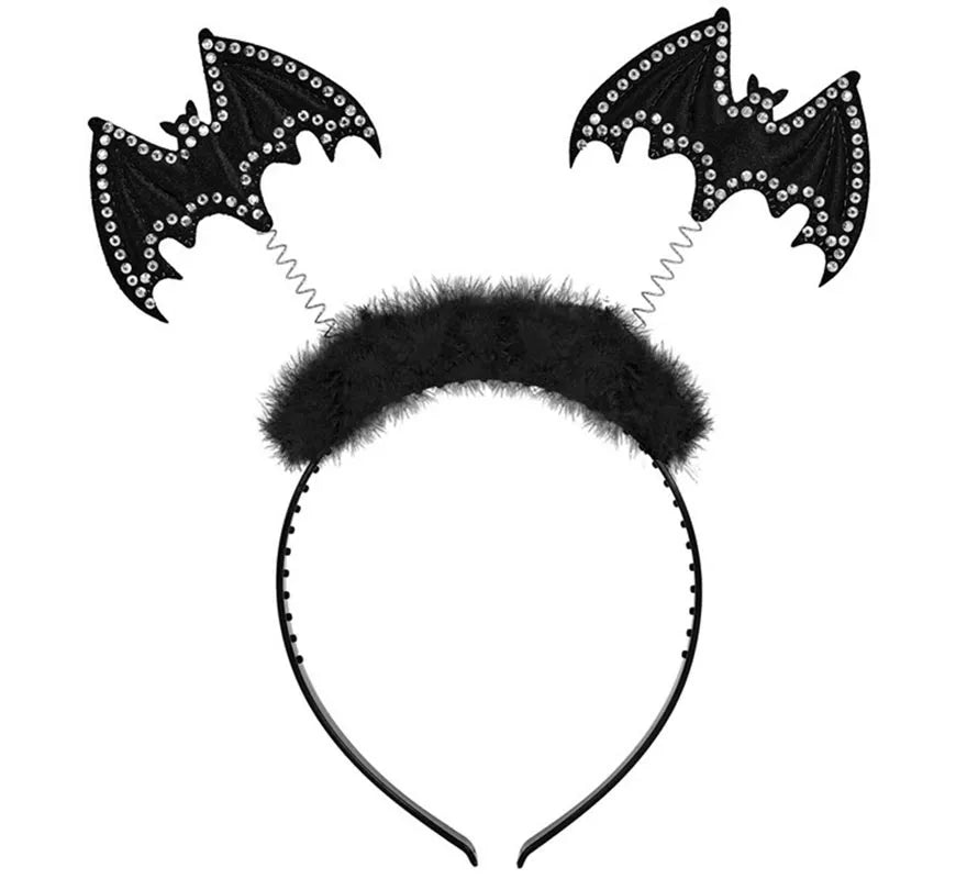 Translation missing: pt-PT.Diadema de Murciélago con Strass