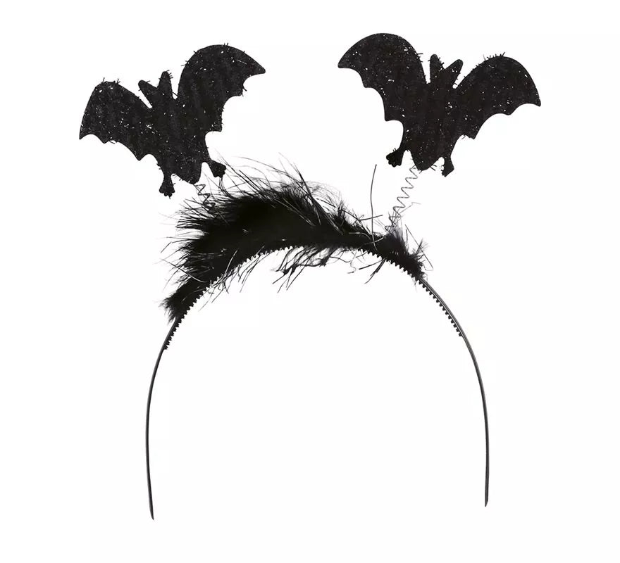 Translation missing: pt-PT.Diadema de Murciélagos con Marabú negro