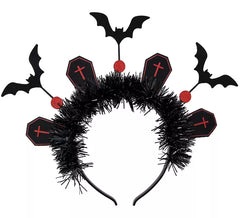 Tiara de lápide com morcegos